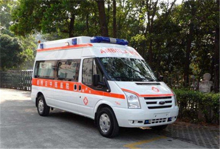 茂县救护车出租服务案例8